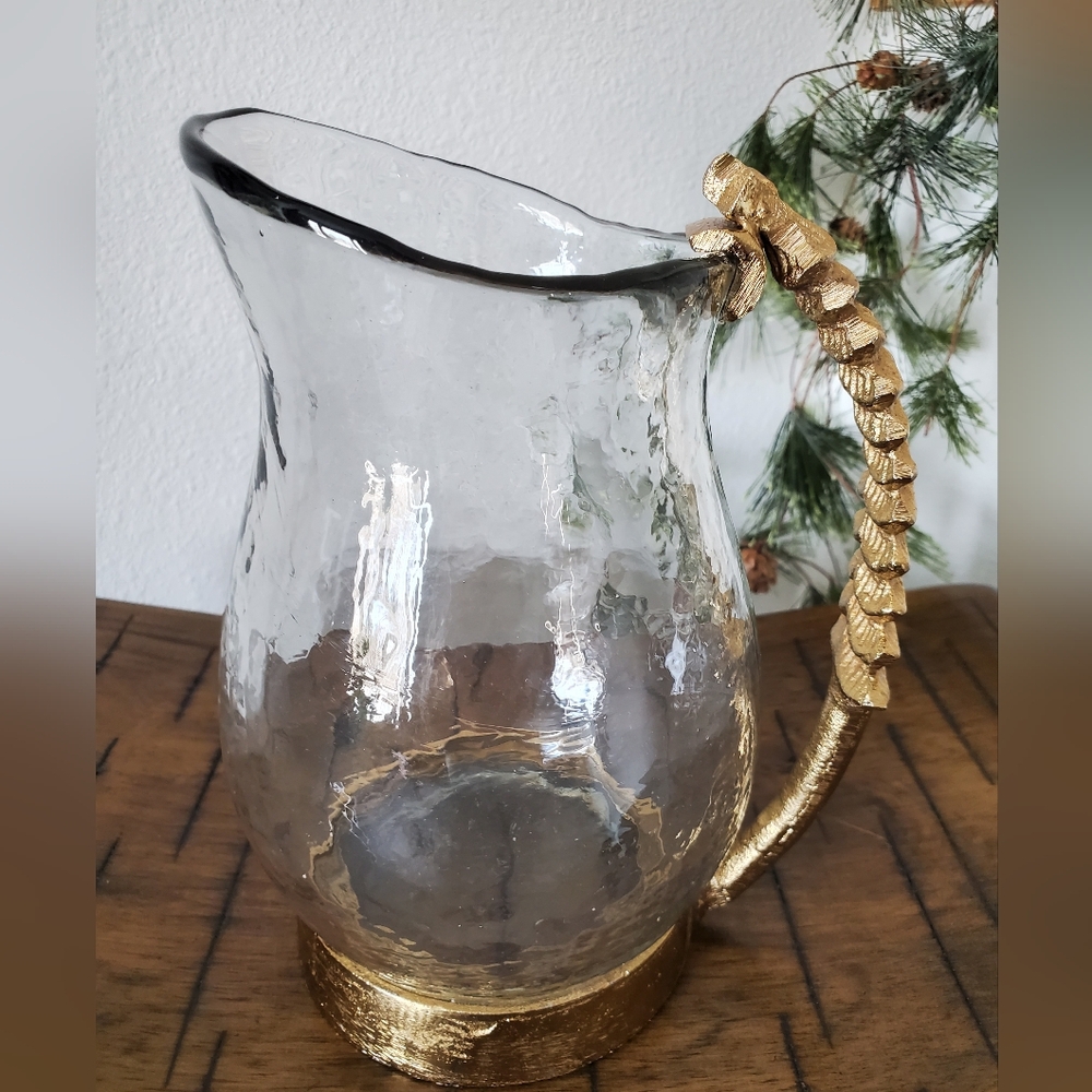Pine Tree Glass India Pitcher